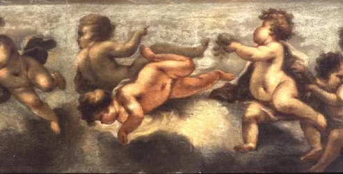 Putti beim Spielen (zentraler Ausschnitt)