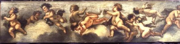 Putti beim Spielen