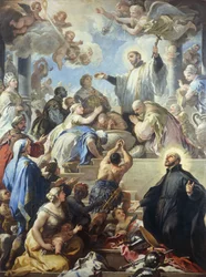 Der heilige Franz Xaver tauft Inder