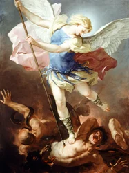 St. Michael besiegt den Dämon