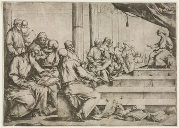 Der junge Christus lehrt im Tempel, um 1653