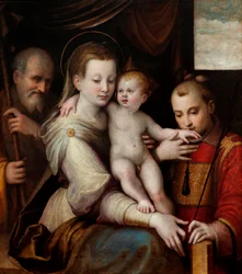 Die Heilige Familie und St. Stephan, ca. 1560