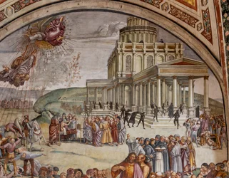 Predigt und die Taten des Antichristen (Detail)