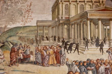 Predigt und die Taten des Antichristen (Detail)