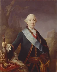 Porträt des Zaren Peter III. von Russland 1728-1762, 1761