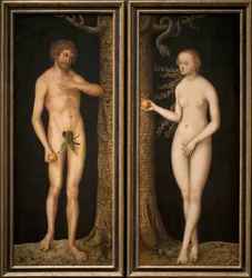 Adam und Eva, ca. 1510-20
