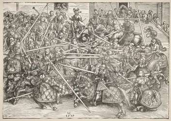 Das Turnier mit Lanzen