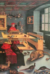 Kardinal Albrecht von Brandenburg als Heiliger Hieronymus