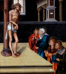 Christus als Schmerzensmann an der Geißelsäule