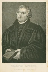 Martin Luther, Lithographie von James Weber (ca. 1824-86), ca. 1850