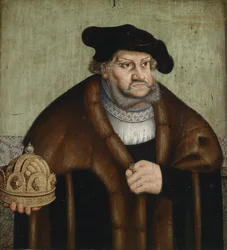 Porträt von Friedrich III., Kurfürst von Sachsen 1463-1525