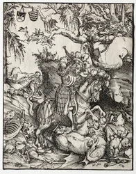 St. Georg tötet den Drachen, 1500er