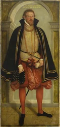 Porträt von Prinz Joachim Ernst von Anhalt (1536 - 1586)