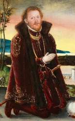 Porträt von Prinz Joachim Ernst von Anhalt