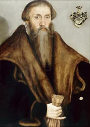 Porträt des sächsischen Anwalts Leonhard Badhorn (1510-1587)