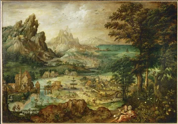 Landschaft mit Juda und Tamar