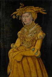 Porträt von Katharina von Mecklenburg, Herzogin von Sachsen (1487-1561)