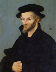 Porträt von Philipp Melanchthon oder Philipp Schwarzerd (1497-1560)