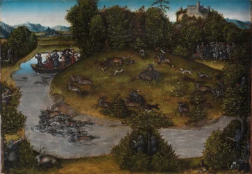 Die Hirschjagd des Kurfürsten Friedrich der Weise, ca. 1530