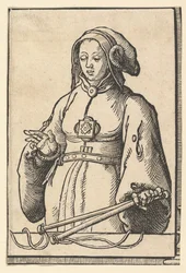 Agrippina-Sibylle, aus der Serie der Sibyllen, ca. 1530