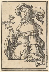 Erythräische Sibylle, aus der Serie der Sibyllen, ca. 1530
