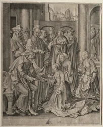Esther vor Ahasverus, 1518