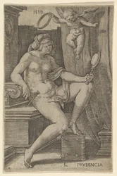 Klugheit, aus der Serie Die sieben Tugenden, 1530