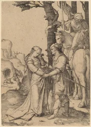 Der heilige Georg befreit die Prinzessin