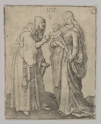 Die Jungfrau mit Kind und St. Anna, 1516