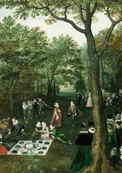 Frühling. Das Picknick