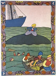 Die Insel - Wal von Sindbad dem Seefahrer - in 