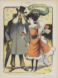 Vertrauen. Illustration für Le Rire