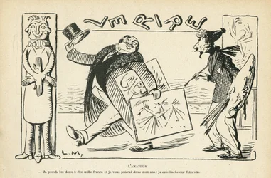 Illustration in Le Rire, 02/03/12 - Der Amator (Gravur)