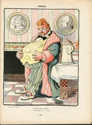 La Baionnette, Satirisch in Farben
