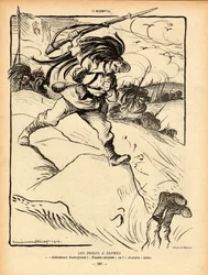 La Baionnette, Satirisch in Schwarz-Weiß