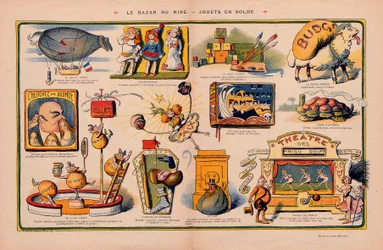 Le Rire, Satirische in Farben