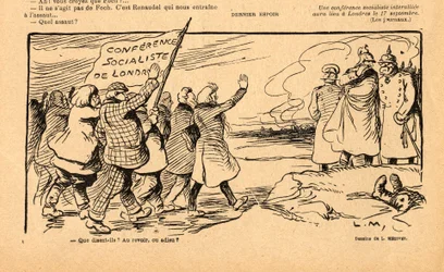 Le Rire rouge, Satirisch in Schwarz-Weiß