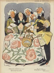 Madame De Pompadour, Illustration für Le Rire