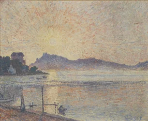 La Pointe de Cougoussa, Sonnenuntergang