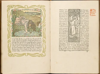Die Königin der Fische - Mädchen, das Aale angelt, 1894