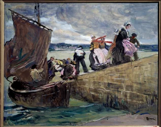 Der Schmuggler in Sainte-Marine in der Bretagne, 1907, Rennes, Musée des Beaux-Arts
