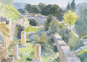 Römische Säulen, Alt-Jerusalem