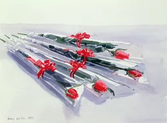 Verpackte Rosen