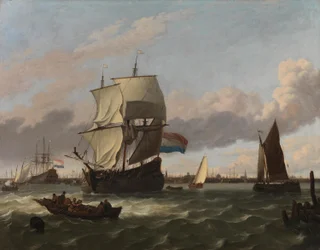 Der Seehafen von Amsterdam
