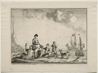 Fischverkäufer, 1701