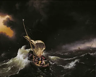 Christus im Sturm auf dem See Genezareth