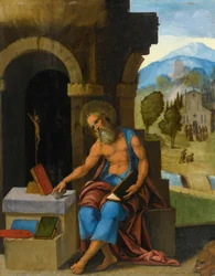 Der heilige Hieronymus in Kontemplation