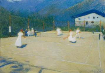 Tennisplatz in Gossensass
