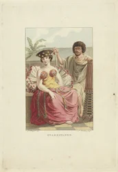 Bewohner der Insel Otaheite (Tahiti)