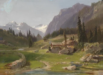 Idyllische Gebirgslandschaft